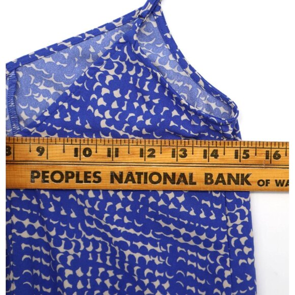 Blue & White Printed Spaghetti Strap Romper By Open Edit Baddie - Picture 4 of 9